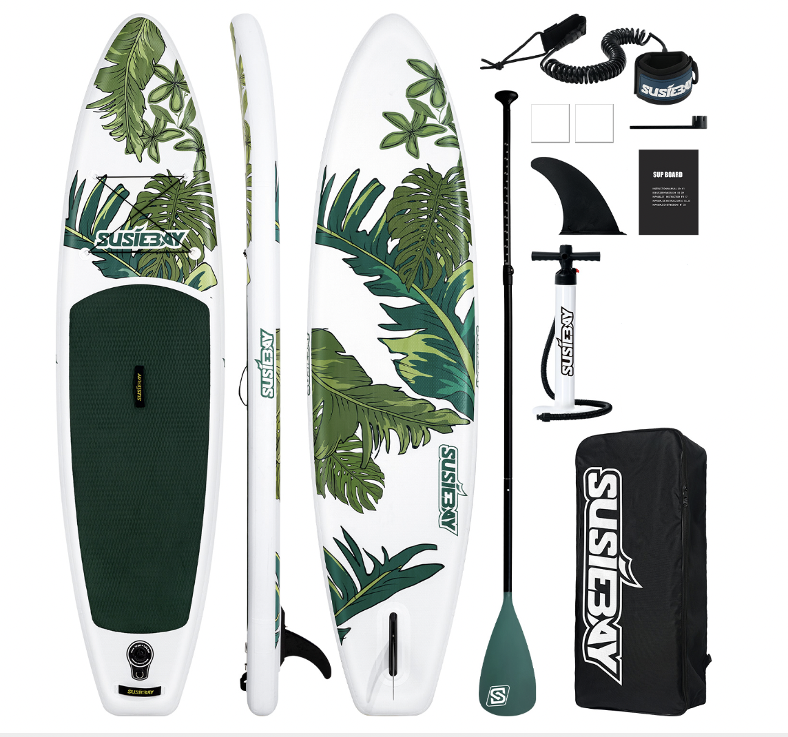SUSIEBAY  felfújható SUP deszka 335×81×15 cm – fehér paddle board